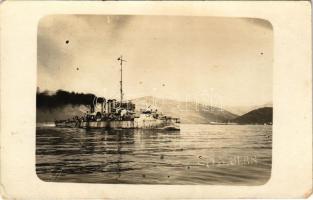 SMS Ulan, Osztrák-Magyar Monarchia Huszár-osztályú romboló / K.u.K. Kriegsmarine Zerstörer / Austro-Hungarian Navy Huszár-class destroyer. photo (EK)