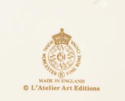 Royal Worchester Lady Diana, The Princess of Wales reggeliző szett, jelzéssel, minimális kopással