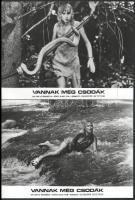 cca 1974 ,,Vannak még csodák" című olasz film jelenetei és szereplői, 3 db vintage produkciós filmfotó ezüst zselatinos fotópapíron, a használatból eredő (esetleges) kisebb hibákkal, 18x24 cm