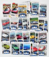 MegaTrumpf Porche autós kártya, 32+3 lap (komplett), eredeti tokjában, újszerű állapotban