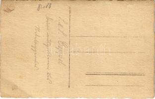 SMS Csepel az Osztrák-Magyar Haditengerészet Tátra-osztályú rombolója ködvető tesztelés közben / K.u...