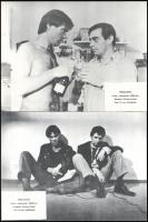 cca 1982 ,,Végállomás" című NSZK film jelenetei és szereplői, 10 db produkciós filmfotó nyomdat...