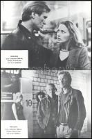 cca 1982 ,,Végállomás" című NSZK film jelenetei és szereplői, 10 db produkciós filmfotó nyomdat...