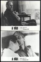 cca 1994 ,,A vád" című lengyel film jelenetei és szereplői, 8 db vintage produkciós filmfotó ezüst zselatinos fotópapíron, a használatból eredő (esetleges) kisebb hibákkal, 18x24 cm