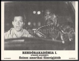cca 1984 ,,Rendőrakadémia I." című amerikai filmvígjáték jelenetei és szereplői, 5 db produkció...