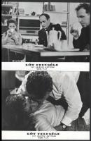 cca 1965 ,,Lót felesége" című NDK film jelenetei és szereplői, 11 db vintage produkciós filmfotó ezüst zselatinos fotópapíron, a használatból eredő (esetleges) kisebb hibákkal, 18x24 cm