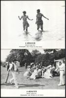 cca 1971 ,,A közvetítő" című angol film jelenetei és szereplői, 11 db vintage produkciós filmfotó ezüst zselatinos fotópapíron, a használatból eredő (esetleges) kisebb hibákkal, 18x24 cm