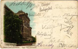 1899 (Vorläufer) Budapest I. Ferenc József nevelőintézet és gimnázium. Ilona utca 2-4. (Szabó Ilonka utca) (b)