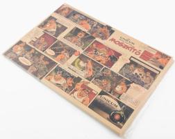 Kb 50 db Unicum reklámos, képregényes papír alátét. 41x29 cm. Bontatlan csomag.