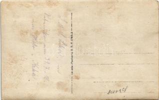 1918 Krk, SMS Lika osztrák-magyar Tátra-osztályú romboló a kikötőben / K.u.K. Kriegsmarine / SMS Lik...