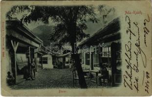1899 (Vorläufer) Ada Kaleh, Török bazár üzletek / Turkish Bazaar shops (fa)