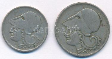 Görögország 1926. 1D Cu-Ni + 2D Cu-Ni T:XF,VF
Greece 1926. 1 Drachme Cu-Ni + 2 Drachmai CU-Ni C:XF,...