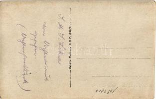 1918 Krk, SMS Lika osztrák-magyar Tátra-osztályú romboló matrózai a tat fegyverrel / K.u.K. Kriegsma...