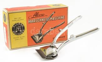 Alcoso Solingen hajvágó, eredeti dobozában, leírással, jó állapotban, h: 14 cm