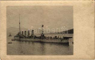 SMS Helgoland az Osztrák-Magyar Haditengerészet Helgoland-osztályú gyorscirkálója / K.u.K. Kriegsmarine Rapidkreuzer / WWI Austro-Hungarian Navy light cruiser. photo