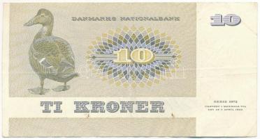 Dánia 1972. 10K T:F
Denmark 1972. 10 Kroner C:F 
Krause P#48