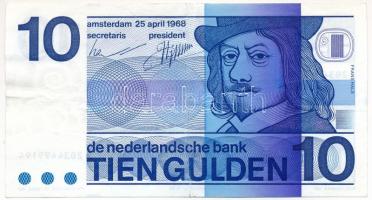 Hollandia 1968. 10G T:F Netherlands 1968. 10 Gulden C:F Krause P#91b