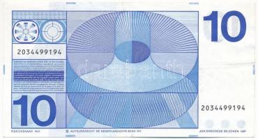 Hollandia 1968. 10G T:F
Netherlands 1968. 10 Gulden C:F
Krause P#91b