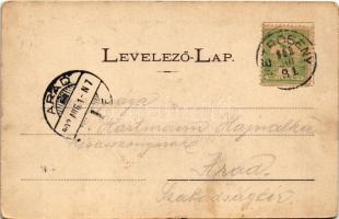 1902 Petrozsény, Petrosani; petrozsény-aninószai sodronykötél pálya. Joánovits és Sternád kiadása / ...