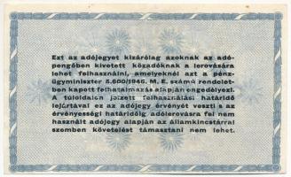 1946. 10.000.000AP nem vízjeles papíron T:F tűzőgép ly.
Adamo P53