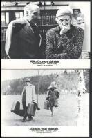 cca 1979 ,,Kölcsön vagy ajándék" című csehszlovák film jelenetei és szereplői, 10 db produkciós...