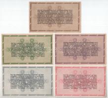 1946. 10.000AP vízjeles papíron, sorszámmal + 50.000AP vízjeles papíron, sorszámmal + 100.000AP vízj...
