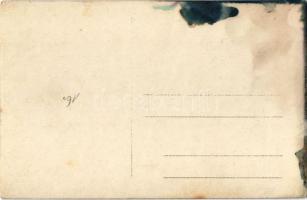 Első világháborús osztrák-magyar haditengerészet matrózai naplementekor / K.u.K. Kriegsmarine Matros...