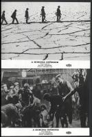 cca 1972 ,,A korona gyöngye" című lengyel film jelenetei és szereplői, 15 db vintage produkciós filmfotó ezüst zselatinos fotópapíron, a használatból eredő (esetleges) kisebb hibákkal, 18x24 cm