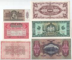 1917. 2K zöld "DEUTSCHÖSTERREICH" felülbélyegzéssel + 1930. 100P csillagos sorszám + 1939....