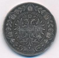 Ausztria 1900. 5K Ag "Ferenc József" T:VF patina
Austria 1900. 5 Corona Ag "Franz Jo...