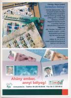 13 db modern művészeti képeslap felvágatlan párokban a Mozgó Világ kiadásában