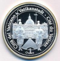 Vatikán 2006. "Svájci Gárda - Vatikánváros" Ag emlékérem tanúsítvánnyal (31,2g/0.999) T:PP...