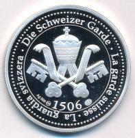 Vatikán 2006. "Svájci Gárda - Vatikánváros" Ag emlékérem tanúsítvánnyal (31,2g/0.999) T:PP...