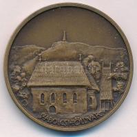 Tóth Sándor (1933-2019) 1986. " Szent László / Szabolcsi Földvár" bronz emlékérem (42,5mm)...