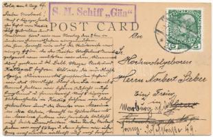 1909 SS Moskva Russian Volunteer Fleet orosz hajó turisztikai reklámlapja, 1909-ben eladták az osztr...