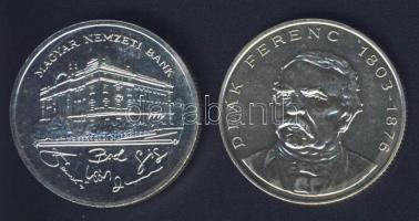 1992-94. 200Ft Ag "MNB" (1x) + "Deák" (1x) T:BU,2