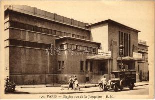 Paris, Piscine rue de la Jonquiére / street view, automobile (EK)