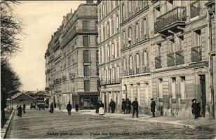 Paris, Place des Batignolles, Rue Brochant / street view, shops