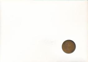 NSZK 1982J 2M Cu-Ni "Konrad Adenauer" felbélyegzett borítékon, alkalmi bélyegzéssel, német...