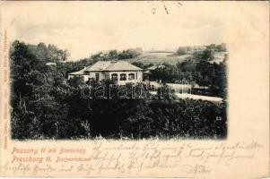 1903 Pozsony, Pressburg, Bratislava; II. Bimbóház étterem, nyaraló. Ottmar Zieher kiadása / II. Batzenhäusel / restaurant, villa (EK)