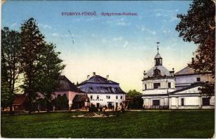 1919 Stubnyafürdő, Túróchévíz, Stubnianske Teplice, Turcianske Teplice; Gyógyterem, kávéház és étterem / spa, café and restaurant (EK)