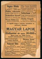 1925 Magyar Lapok. Irodalmi, társadalmi és művészeti folyóirat. I. évf. 1. sz. (induló szám). Szerk....