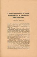 Magyar Győző: A tehermentesítés elvének alkalmazása a budapesti gyorsvasúton. Bp., 1943, Stádium, 24...