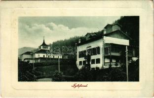 1915 Iglófüred, Bad Zipser Neudorf, Spisská Nová Ves Kupele, Novovesské Kúpele; Társalgó. W.L. Bp. 2803. / spa, villa (EK)
