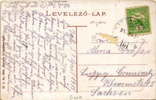 1915 Iglófüred, Bad Zipser Neudorf, Spisská Nová Ves Kupele, Novovesské Kúpele; Társalgó. W.L. Bp. 2...