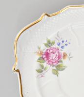 Hollóházi Hajnalka mintás szendvicses / süteményes készlet + plasztikus mintával díszített bonbonier...