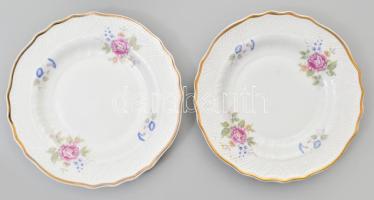 Hollóházi Hajnalka mintás szendvicses / süteményes készlet + plasztikus mintával díszített bonbonier...