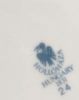 Hollóházi Hajnalka mintás szendvicses / süteményes készlet + plasztikus mintával díszített bonbonier...