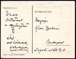 1932 Fót, Fótújfalu építése, házadományok 1921-1932-ig, képes tájékoztató nyomtatvány, Kaesz Gyuláné...