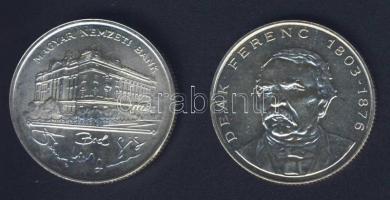 1993-94. 200Ft Ag "MNB" (1x) + "Deák" (1x) T:BU,2